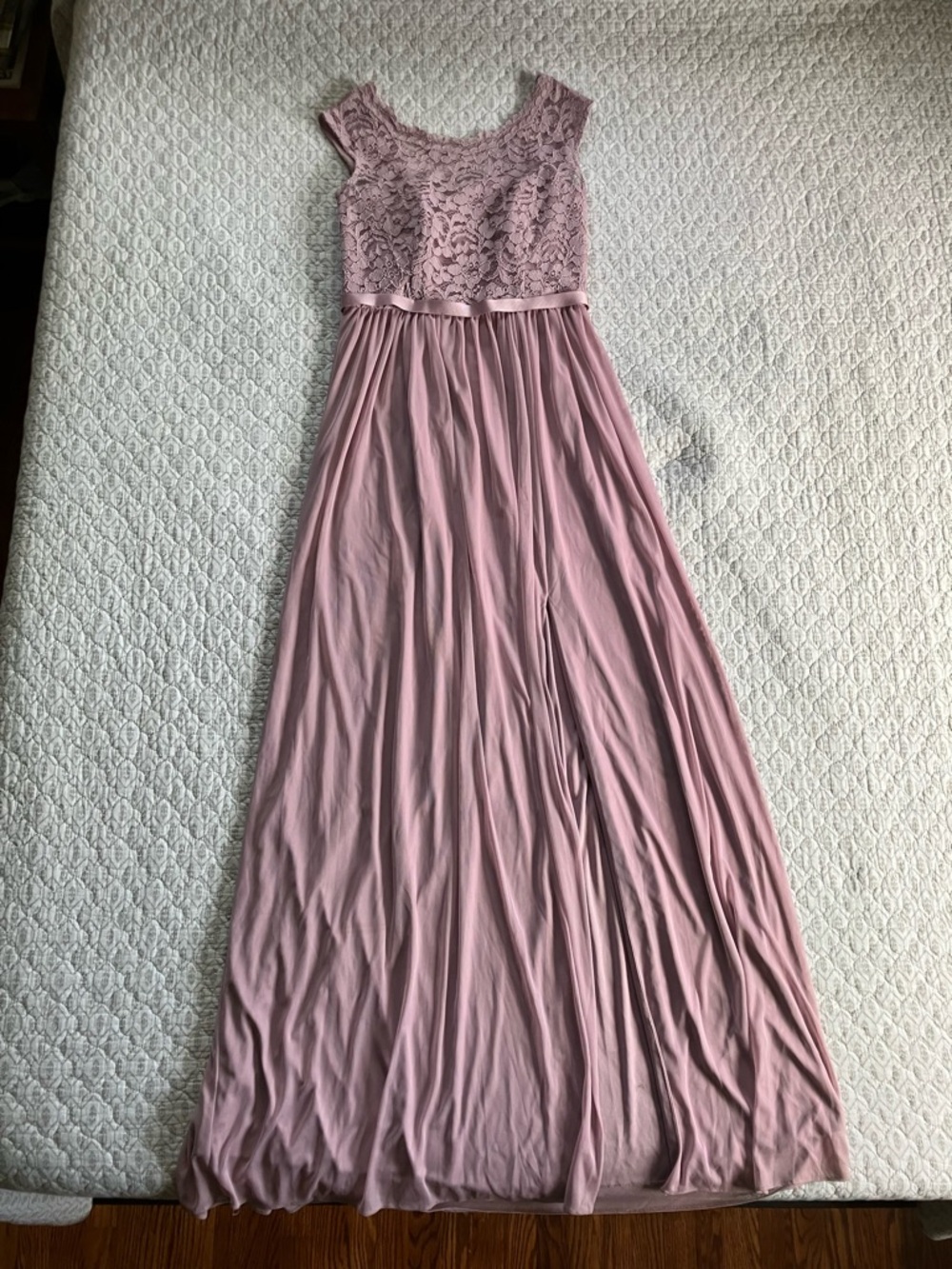 Size 4 Mauve Formal Bridesmaid Dress